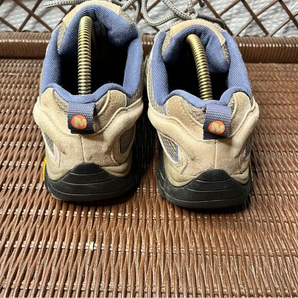 Merrill Moab 2 Ventilator Leather/Mesh Vibram Hiking Shoes Size 8.5 - Picture 6 of 8